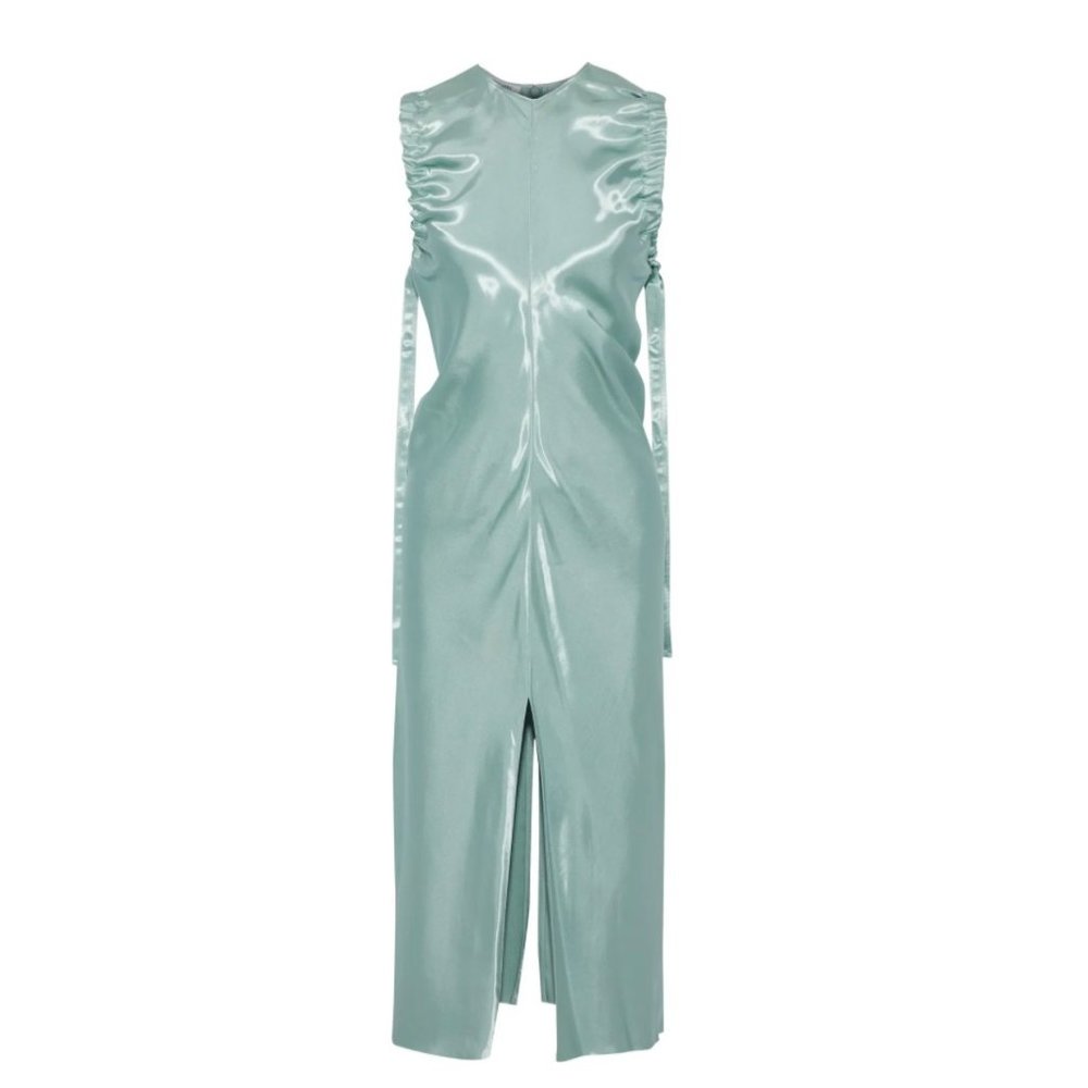 Vintage Helmut Lang XS dress with slit cut outs and strappy detail